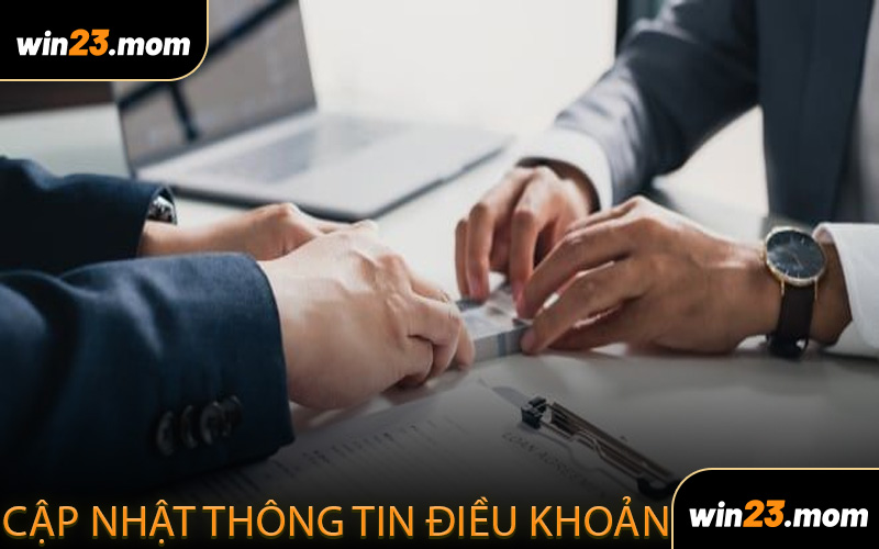 Cập Nhật Thông Tin Điều Khoản