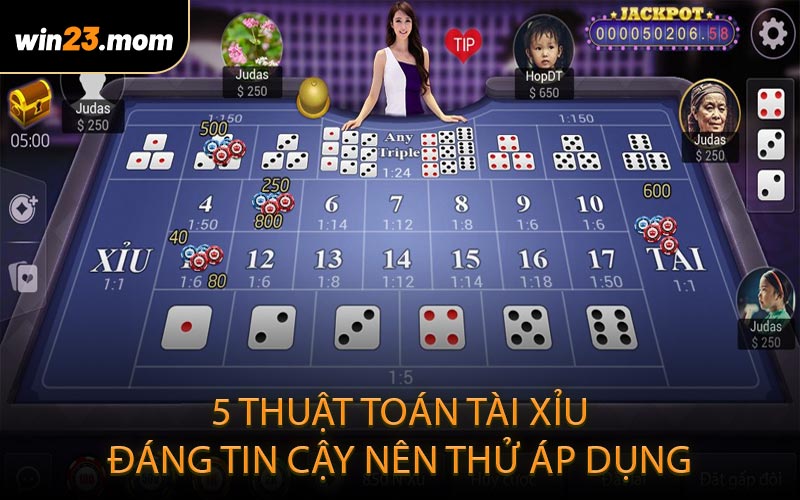 5 thuật toán tài xỉu đáng tin cậy nên thử áp dụng