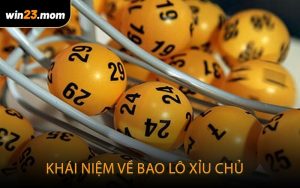 Khái niệm về bao lô xỉu chủ